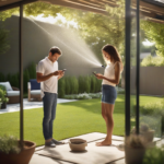 Smartphone app interface showing control of multiple sprinkler zones